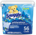 Snuggle Exhilarations in Wash Laundry Scent Booster Pacs, Blue Iris & Ocean Breeze, 56 Count