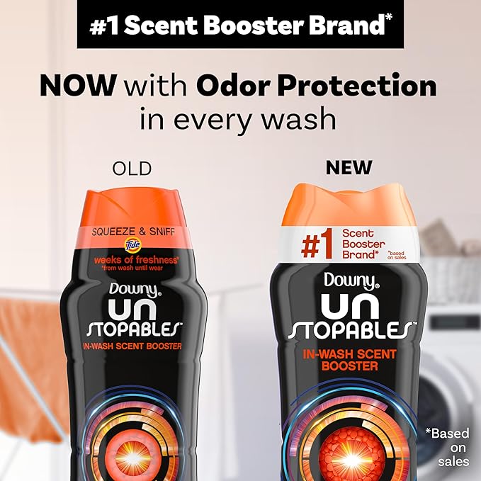 Downy Unstopables In-Wash Laundry Scent Booster Beads, Tide Original, 13.4 oz