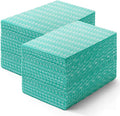 Reusable Cleaning Towels Reusable Cloths Dish Cloths, 100 Count Multi-Purpose Dry Handy Wipes Disposabel Kitchen Towels, Durable, Absoebent, Dry Quickly, Green, Handi Wipe