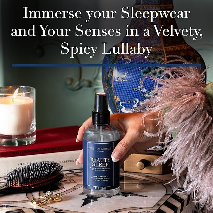 The Laundress Beauty Sleep Fabric-Spray, Wrinkle Release & Pillow Spray, Fabric Refresher, Upholstery and Linen, Tranquil Comforting Inspired Scent, 8 Fl Oz, (Pack of 2)