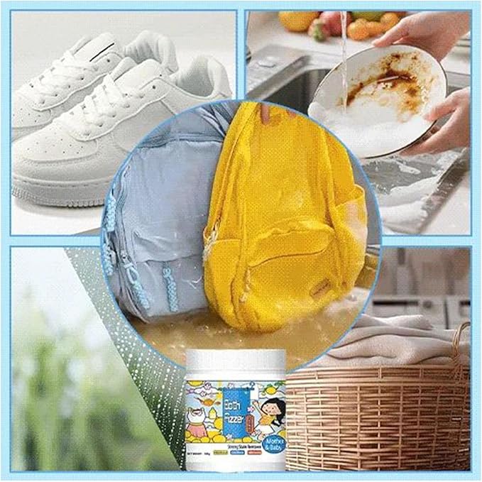 Powerful Carpet Powder, Hyper Concentrated Cleaner, 500g Stain Remover with Deep Action, Wash Fabric Formula, Carpet Cleaner with Quick Dissolve, Home Cleaning for Rugs and Fabrics