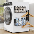 DAOYA Magnetic Dryer Ball Holder and Magnetic Hanger Holder, Magnetic Lint Bin for Laundry Room, Space Saving Laundry Organization and Storage