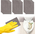 Toilet Cleaning Screens - 10 Pcs Flexible Scrubbing Screen Cleaning Mesh for Household, 5.5 x 4 Inch Hard Water Stain Remover Pads, Scrubbing Screens Scouring Pads for Carbon, Rust & Scale