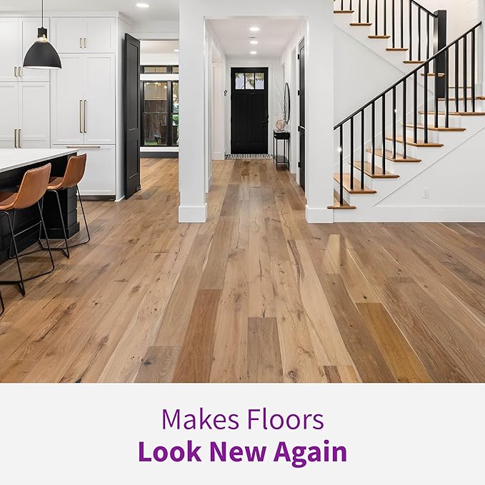 Rejuvenate Professional Wood Floor Restorer Fills Scratches, Shines And Protects Wood Flooring For A High Gloss Shine, 32 Ounces, 6 Pack