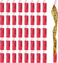 Stingmon 40 Pack Fly Trap, Fruit Fly Traps Indoor for Home, Fly Traps Outdoor Hanging, Flying Insect Trap, Fly Strips Tape Paper Ribbon, Gnat Traps for Bug, Insect, Pest, Mosquito, Red