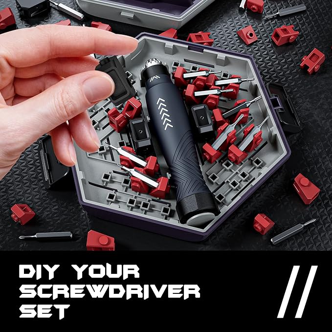 JAKEMY Precision Screwdriver Set: DIY Screwdriver Repair Kit for Men, Magnetic Torx Screwdriver for Laptop, Computer, Macbook, iPhone, Watch, Eyeglasses