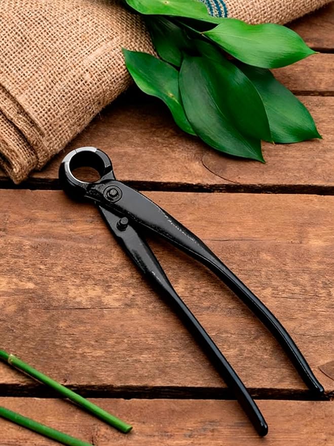 Bonsai Concave Cutter, Bonsai Tools Concave Cutter, 8.4 Inch Manganese Steel Alloy Sharp Blade Round Edge Knob Cutter, Gardening Concave Pruner(210mm / 8.27inch)(210mm)