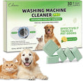 Calvana (30-Pack) Washing Machine Cleaning Tablets, Formulated for Pet Owners, Washer Cleaner, for Front-Loaders, Top-Loaders, HE Machines, Easily Removes Residue, Septic Safe, Over a 12-Month Supply