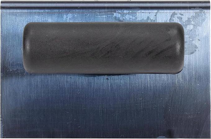 MARSHALLTOWN QLT Blue Steel Hand Edgers, Plastic Handle Material, 152mm Length, 76mm Width, 3mm Radius, 10mm Lip, CE550BP