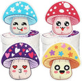 8 Pack Cute Kitchen Sponges Dish Set Compressed Non-Scratch Reusable Kitchen Cleaning Household Sponges for Dishes, Pans, Kitchen, Fruit, Plate, Bathroom(Mushroom)