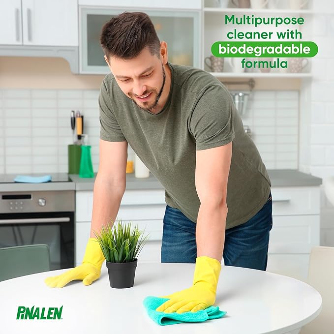 PINALEN 2X Concentrated Multipurpose Cleaner - Fresh Pine Scent - 28 fl oz - All Purpose Cleaner for Kitchen, Bathroom, Laundry, Floors & Outdoors (Pack of 2)