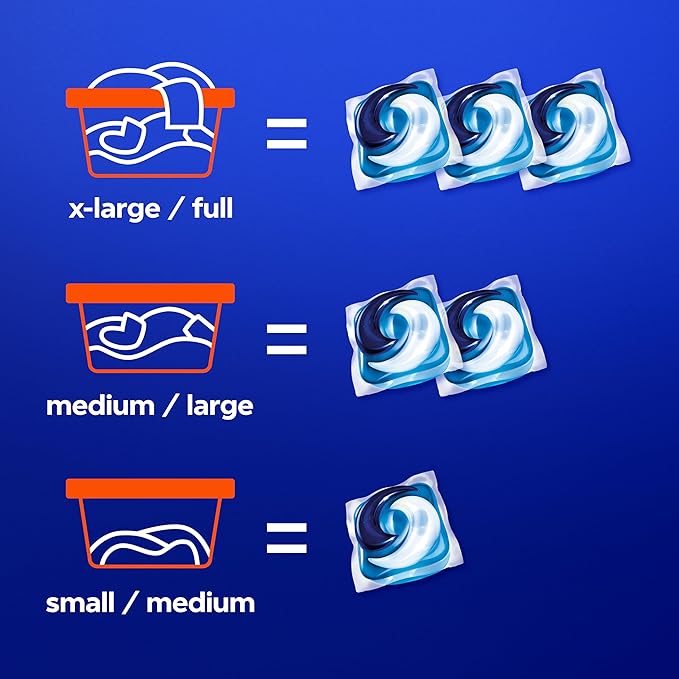 Tide 4-in-1 Ultra Oxi PODS Laundry Detergent Pacs, 85 Count, HE Compatible, Built in Pre-treater for Stains