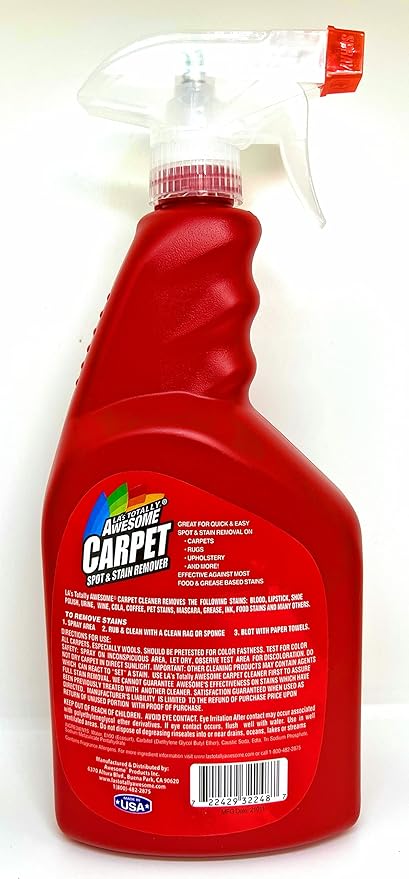 LA's Totally Awesome Carpet Cleaner Spot Stain Remover, 32 Oz (2 Pack)