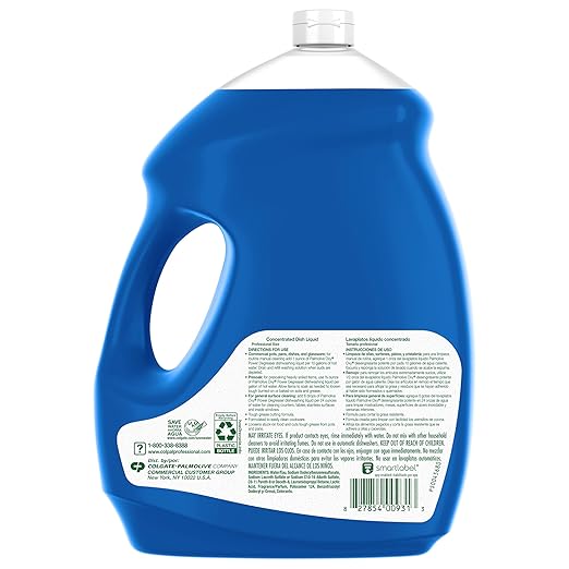 Palmolive Professional Dishwashing Liquid Dish Soap, Oxy Power Degreaser - 145 Fluid Ounce(Pack of 4)