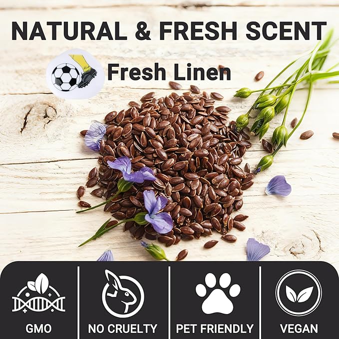 Knixmax Versatile Deodorizer Balls for Shoes Gym Bags Home Freshener for Closets Lockers Odor Eater Eliminate Unpleasant Scent Fresh Linen Soccer