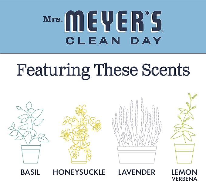 Mrs. Meyer's All-Purpose Cleaner Spray, Bluebell, 16 fl. oz - Pack of 3
