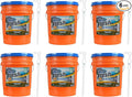 Ultra Fresh 6X Platinum 5 Gallon Laundry Detergent Liquid for All Machine Types with Easy Dispensing Pump, Up to 640 Loads, Original Blue (6 Pack)