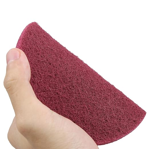 10 Pcs Scrubber Scouring Pads,5 Inch Conditioning Discs Polishing Pads,Suitable for Cleaning, Polishing, and Rust Removal(400 Grits)