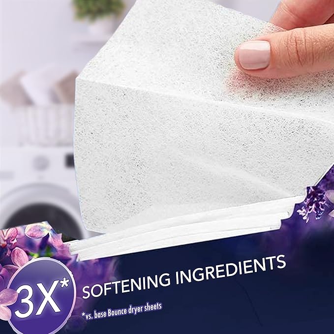 Downy Calm Mega Dryer Sheets, Large Fabric Softener Sheets for Laundry , Static Guard & Softness Boost, Laundry Dryer and Fabric Sheets, 180 Count