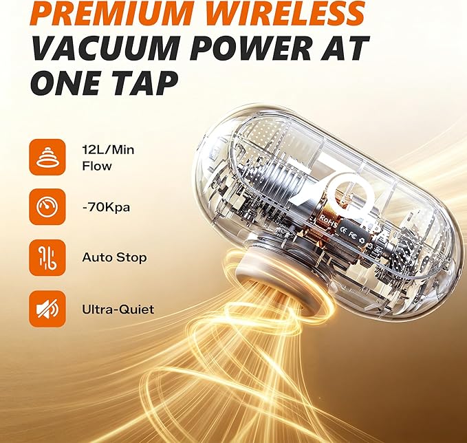 15 Pack Vacuum Storage Bags with -70KPa Electric Pump, Premium Tear-Resistant Reusable Bags for Clothing, Space Saving Essentials for Travel, White