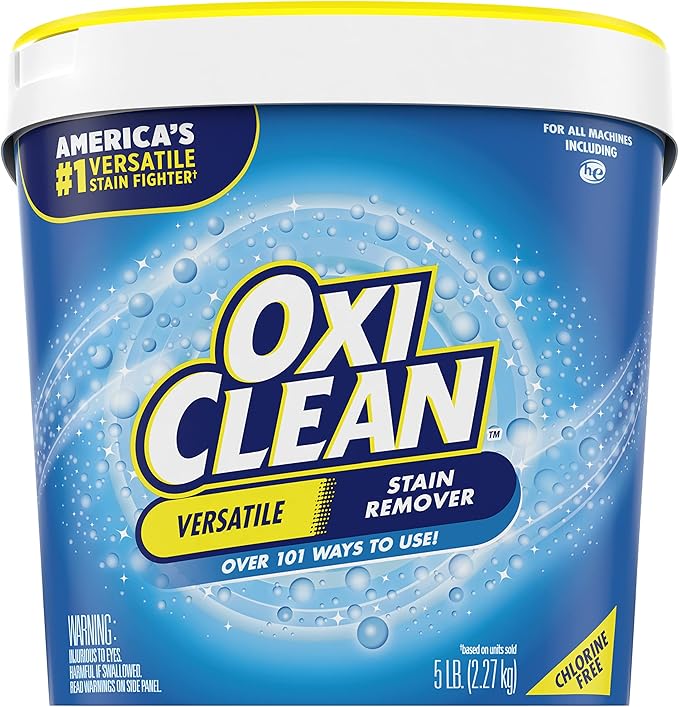 OxiClean Versatile Stain Remover Powder, 5 lb (Pack of 2)