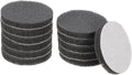 HARFINGTON 12pcs Scrubber Scouring Pads 800 Grits 3 Inch Drill Power Brush Hoop and Loop Surface Conditioning Disc Drill Scuffing Disc Scrub Pads for Home Kitchen Cleaning, Grey