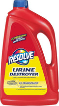 Resolve Urine Destroyer Carpet Cleaning Machine Formula, Safe for Bissell, Hoover & Rug Doctor, Carpet Cleaner, Carpet Cleaner Solution, 96 OZ