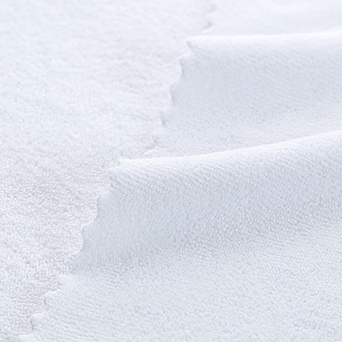 Arkwright Smart Rags Microfiber Cleaning Cloths, Pack of 50 in a Box, Lint Free 180 GSM Reusable Towels for Auto, Office and Household Cleaning, 12 x 12 in, White