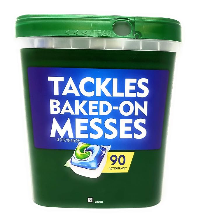 Cascade Complete Dishwasher Detergent, with Dawn Grease Fighting Power, 90 Fresh Scent Action Pacs