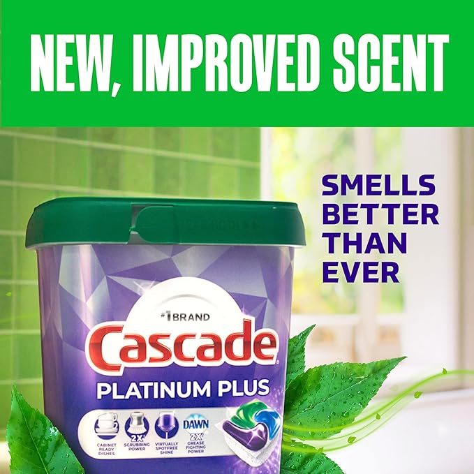 Cascade "Wicked: For Good" Limited Edition Complete Dishwasher Pods, Dishwasher Detergent, Dish Detergent Soap, Emerald City, 78 ct