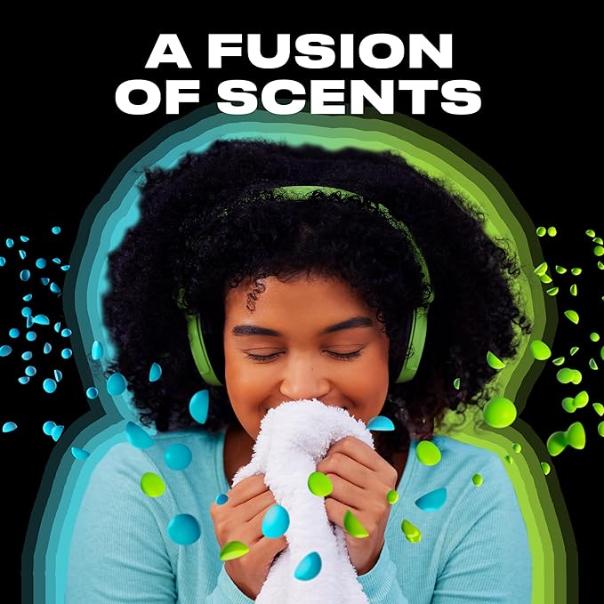 Downy Unstopables Fusions Scent Duos Laundry Scent Booster Beads, Twilight and Jasmine Scent, 10.7 OZ, 24hr non-stop freshness with 2 in 1 dual scent laundry scent beads