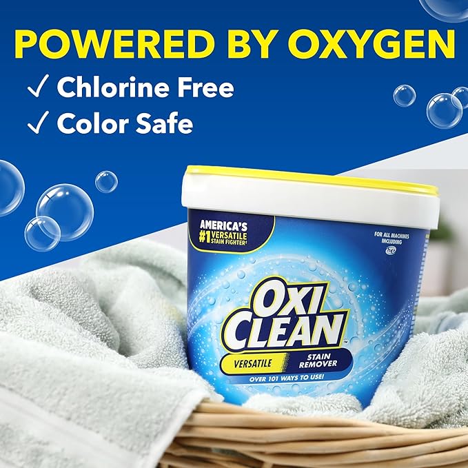 OxiClean Versatile Stain Remover Powder, 5 lb (Pack of 2)