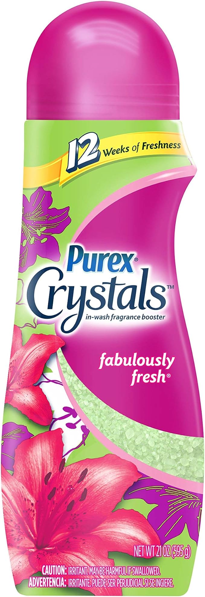 Purex Crystals in-Wash Fragrance and Scent Booster, Fabulously Fresh, 21 Ounce