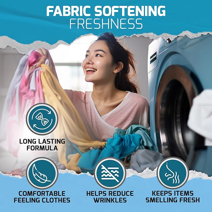 RAW BASICS Dryer Sheets, 80 Bulk Loads, and Scent Boosters for Washer, Fresh Aroma, and Laundry Detergent Sheets
