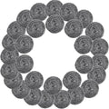 Steel Wool Scrubber Pad 30 Pcs Steel Wool Scrubber, Stainless Steel Scouring Pad, Metal Kitchen Scrubbing Sponges, Dishwashing Scouring Pads Heavy Duty for Cleaning Kitchen,Bathroom