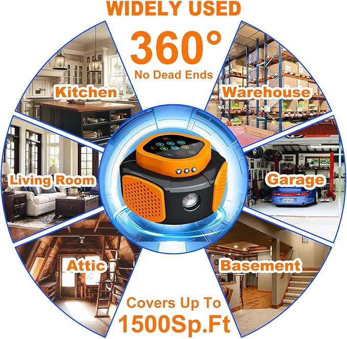 Ultrasonic Pest Repellent Plug in, Indoor Pest Rodent Control for Roach, Mosquito, Mouse, Bugs, Rodent, Mice, Spider, Ant, Electronic Repellent Device with 5 Mode Switching