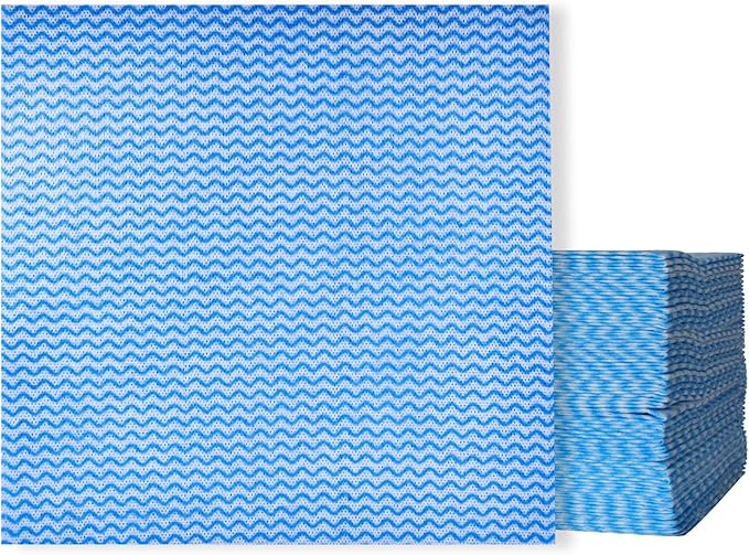 Disposable Dish Cloths Disposable Cleaning Towels 50 Pack Heavy Duty Reusable Disposable Kitchen Cleaning Cloths for Kitchen, Bathroom, Household Cleaning