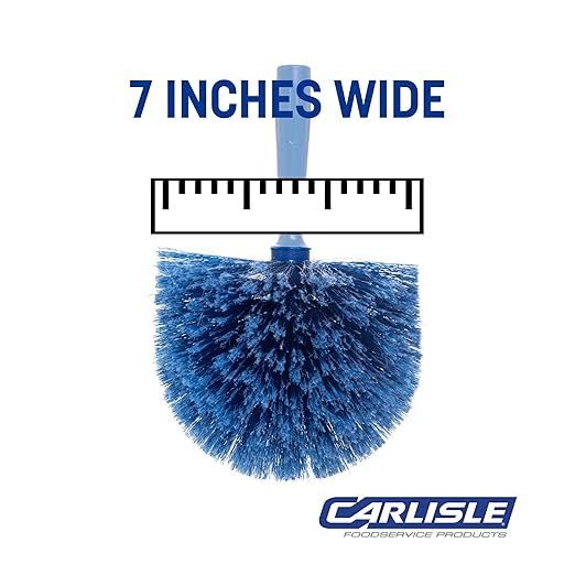 SPARTA Flo-Pac Rounded Duster Cleaning Duster with Electrostatically Charged Bristles for Cleaning, 9 X 7 X 7 Inches, Blue, (Pack of 12)