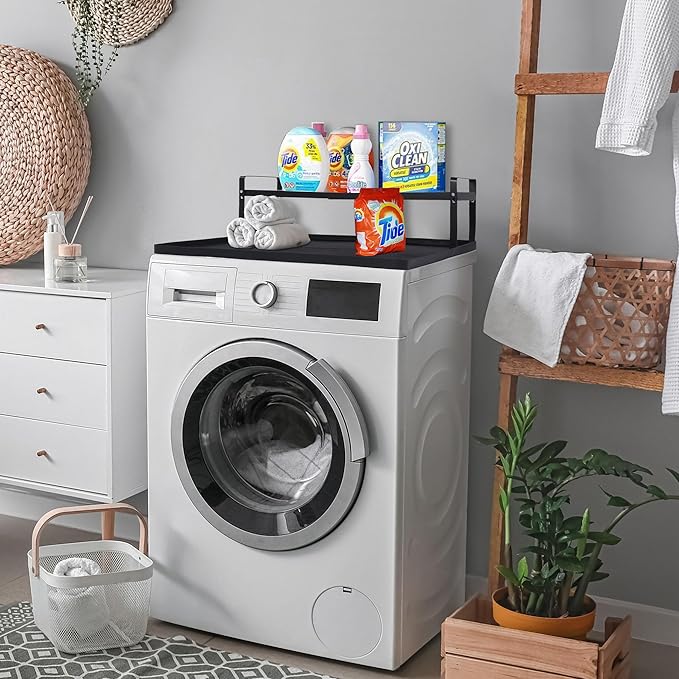 BALAPET Washer and Dryer Countertop with Non-Slip and Laundry Room Shelf Mat Universal Front Load Washer and Dryer Countertop Kit with Storage Space for Laundry Room Organization(14.2x8.6x7in)