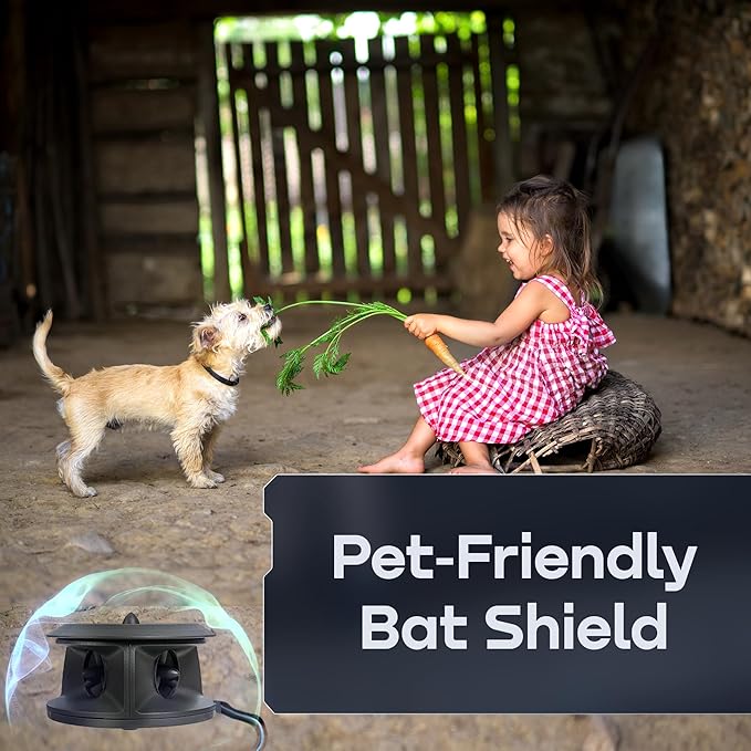 CLEANRTH BCS202 Bat-Blocker Pro - Safe Ultrasonic Bat Repellent (2 Pack)
