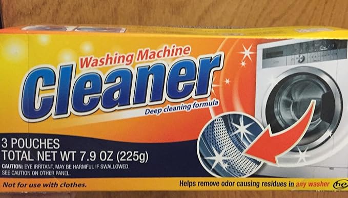 3 pouches Washing machine cleaner deep cleaning formula