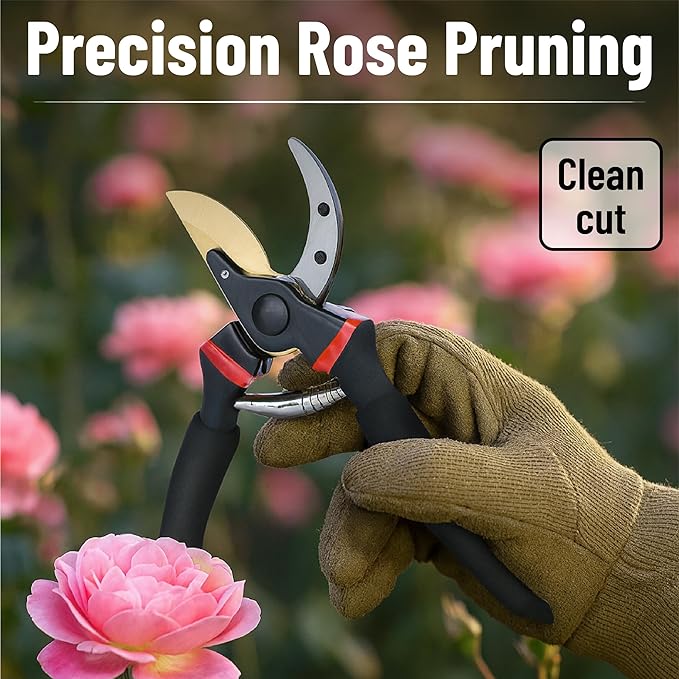 Mr. Pen- Pruning Shears, Garden Shears, 8" Professional, Titanium Blade, Garden Scissors, Gardening Shears