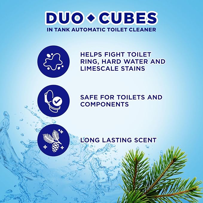 Soft Scrub In-Tank Toilet Cleaner Duo-Cubes, Alpine Fresh, 2 Count (7 Pack)