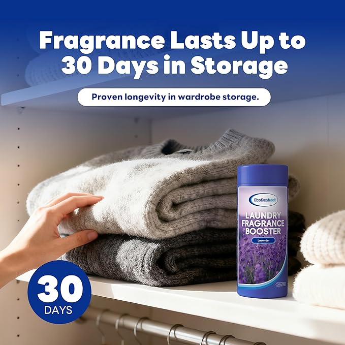 Laundry Fragrance Booster, Lavender Scent, In-Wash Scent Beads for Washer, Compatible with All Machines, Easy-to-Use Laundry Additive