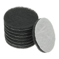 Power Scrub Pads, Scrubbing Pads 1500 Grits Scouring Discs - Fitting for (Home Kitchen Cleaning - Drill Attachment - Scrubber Replacement) 8 Pcs & 4 Inch & Green-Gray