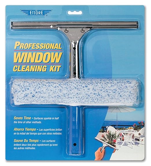 Ettore 04991 2-Step Squeegee Scrubber Combo