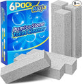 6 Pack Pumice Stone Toilet Bowl Cleaner, Pumice Stone for Cleaning, Powerfully Cleans Toilets, Bathtubs, Grills, Swimming Pools, Sinks