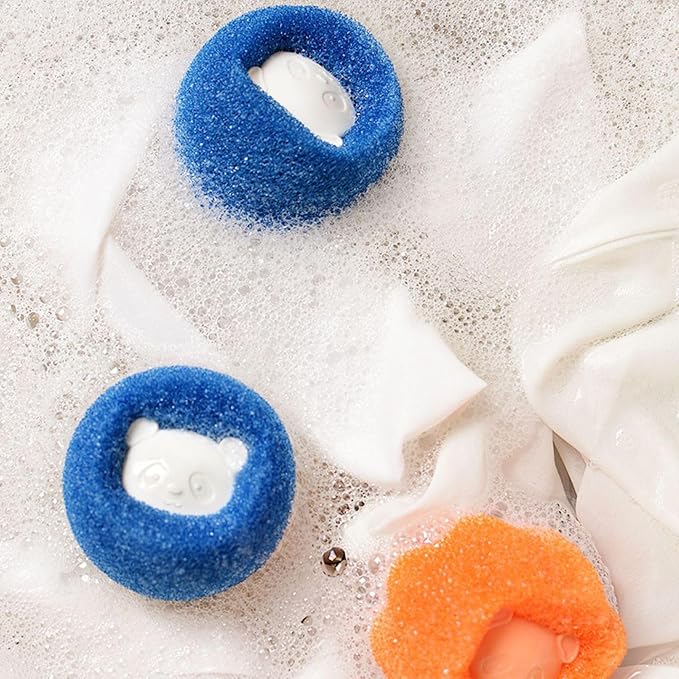Dryer Balls Laundry Reusable, Softens Laundry Naturally Reduces Drying Time & Static Non-Toxic Washing Balls Reusable Dryer Balls for Laundry Bedding Clothes 6/9/12PCS