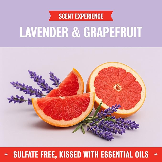 Rebel Green Natural All-Purpose Cleaning Spray - Derived Multi-Surface Cleaner with Essential Oils for Kitchen, Bath, Countertops and More - Lavender & Grapefruit Scent - 16 oz - 1 Pack