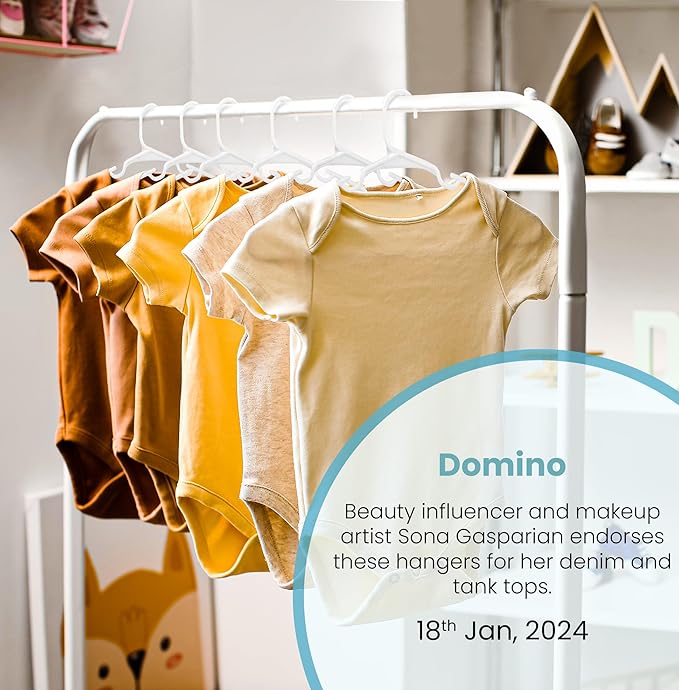 Utopia Home 160 Pack Kids Hangers - 11.5 Inch Plastic Baby Hangers for Closet - Childrens Hanger for Clothes & Infant Hanger for Closet - Ideal for Everyday Standard Use (White)